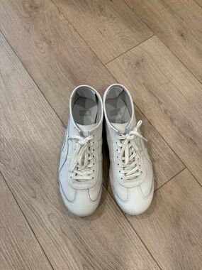 Onitsuka Tiger by Asics White Leather Low-Top Sneakers